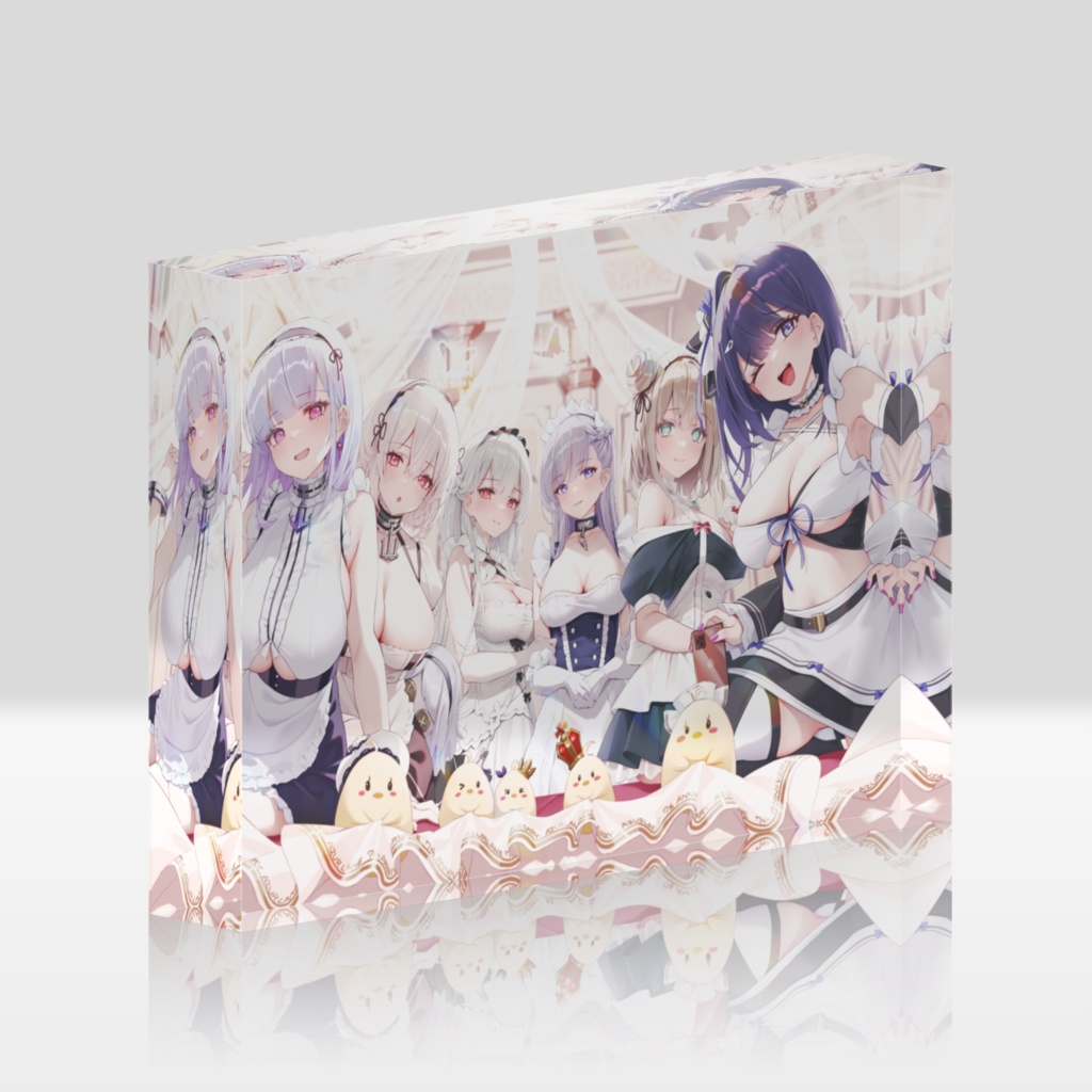 アズールレーン7周年記念イラスト　アクリルブロック