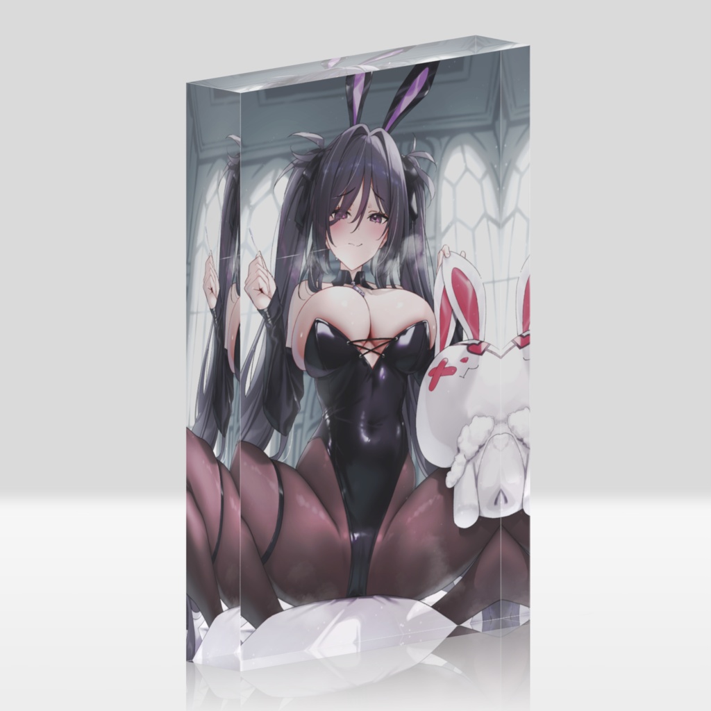 バニーガールZ11 アクリルブロック(ホワイト・クリア)