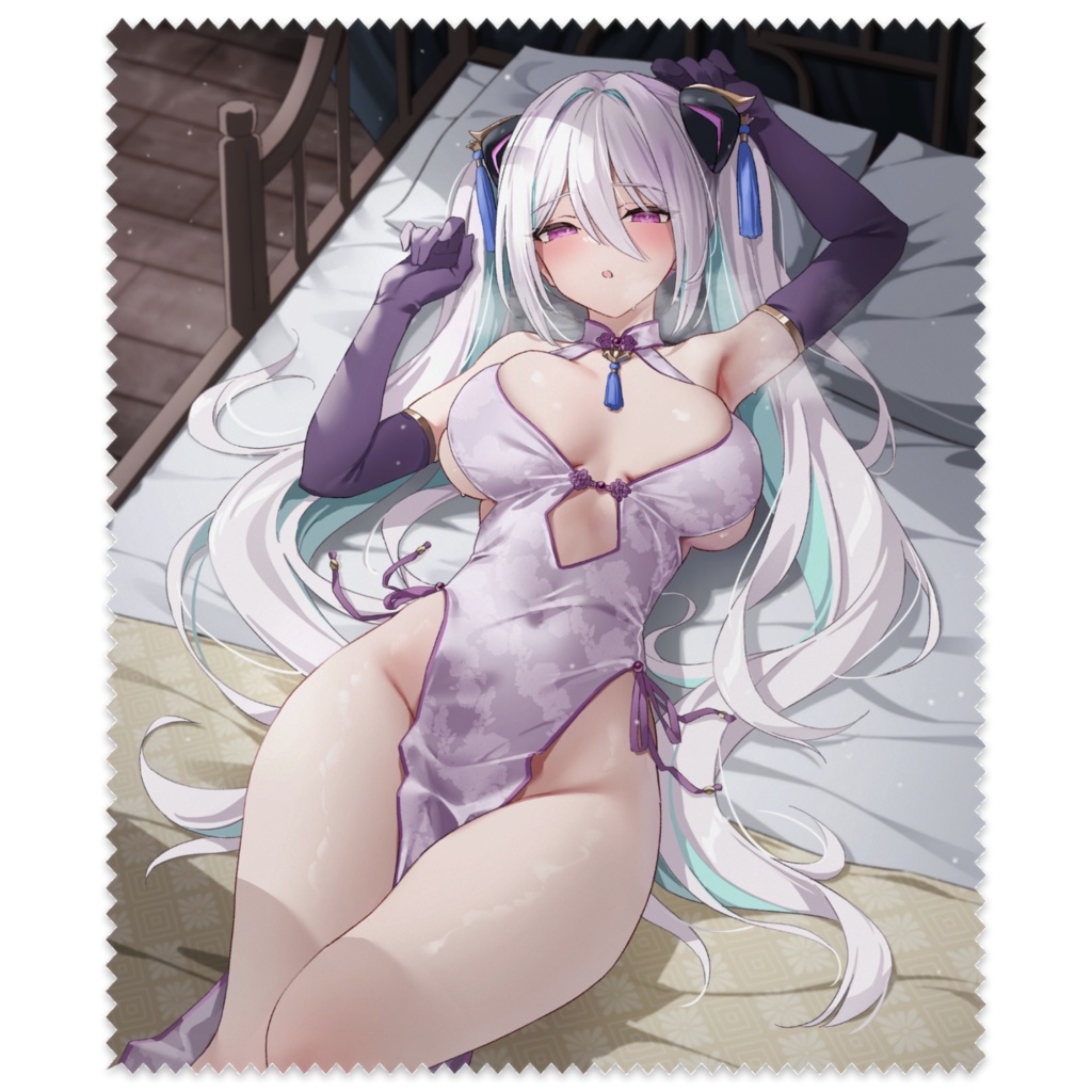 チャイナ服キアサージ メガネ拭き