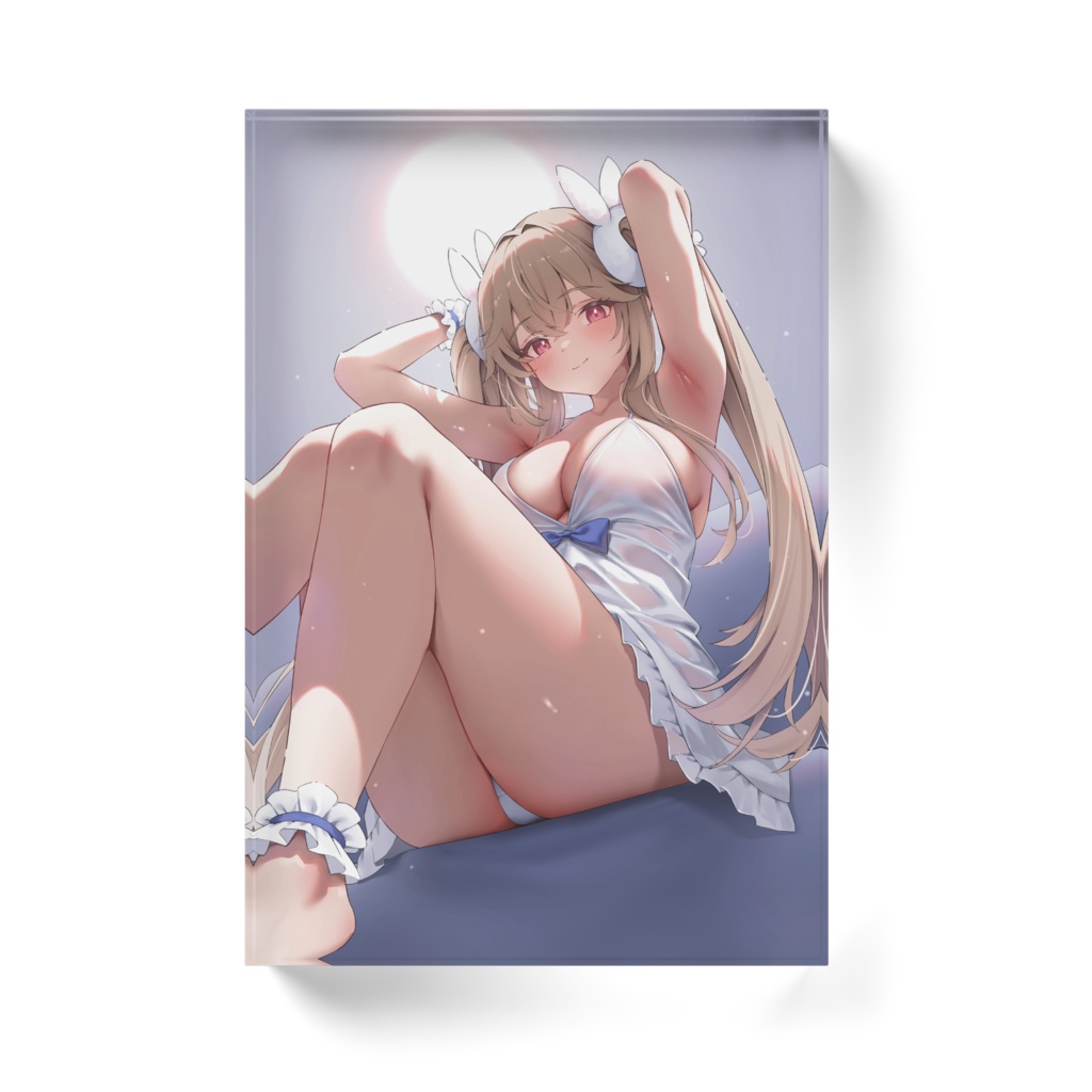 アンカレッジ アクリルブロック(ホワイト・クリア)