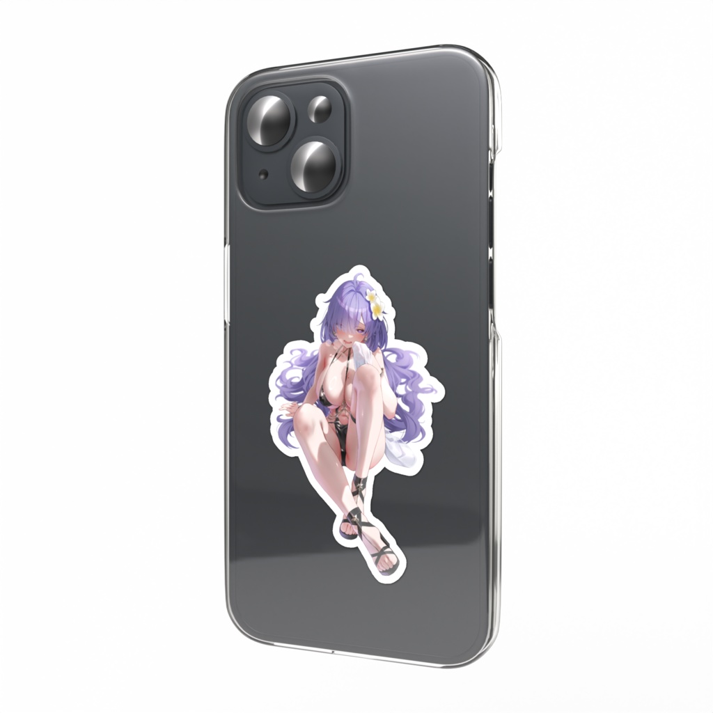 水着モガドール スマホステッカー