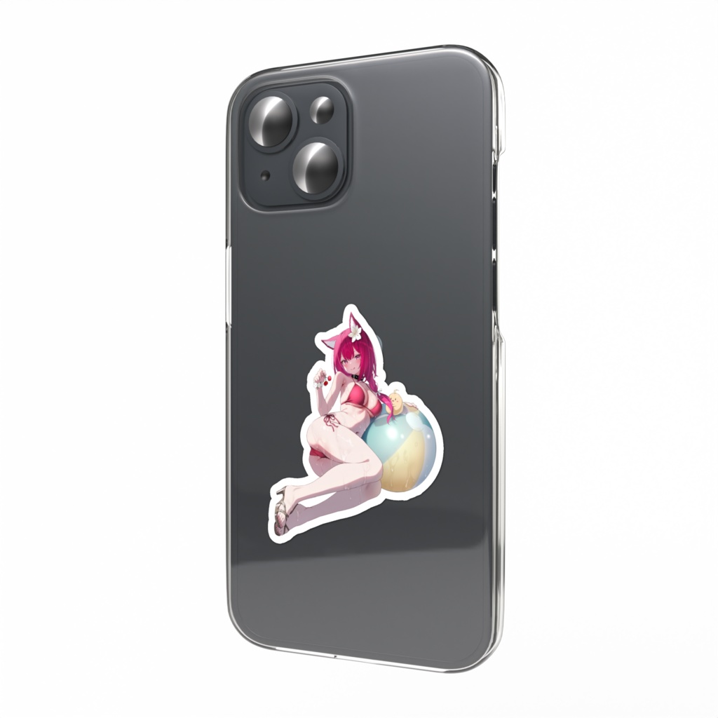 水着千代田 スマホステッカー