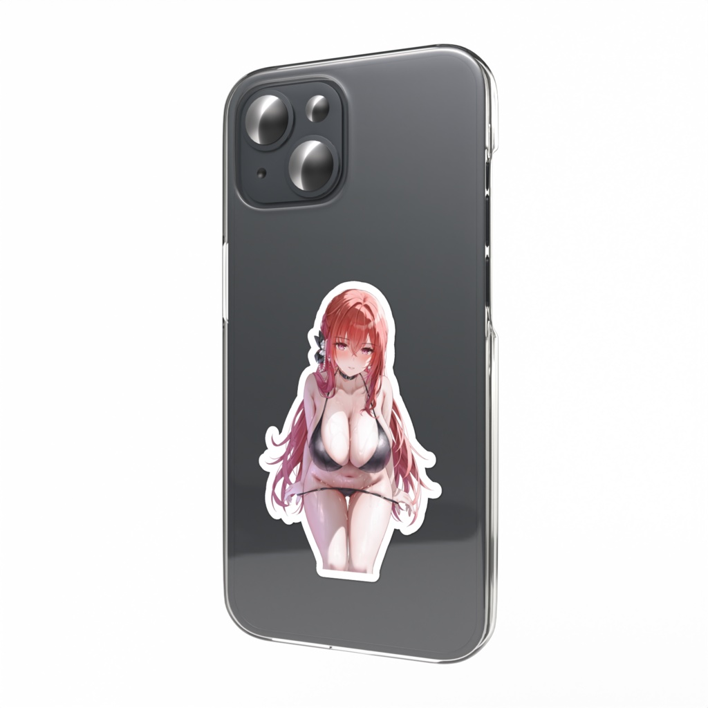 水着モナーク スマホステッカー