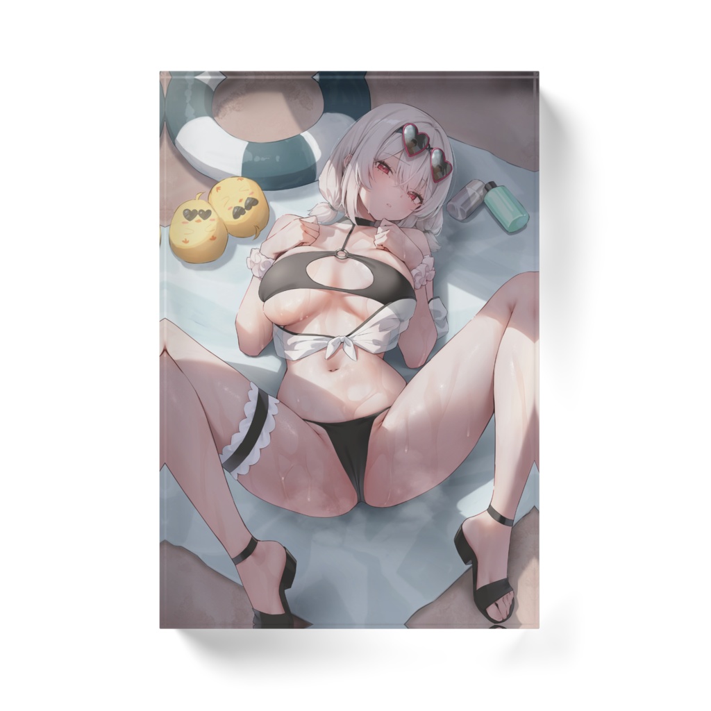 水着シリアス アクリルブロック