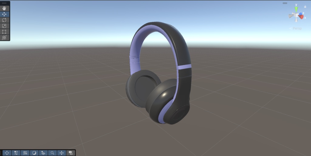 3Dモデル ヘッドフォン