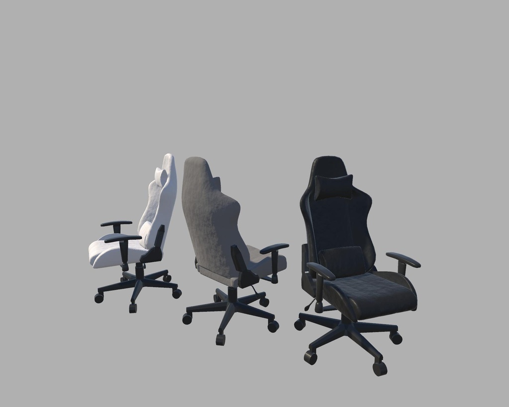【Unity Built-in対応】3Dモデル デスクチェア