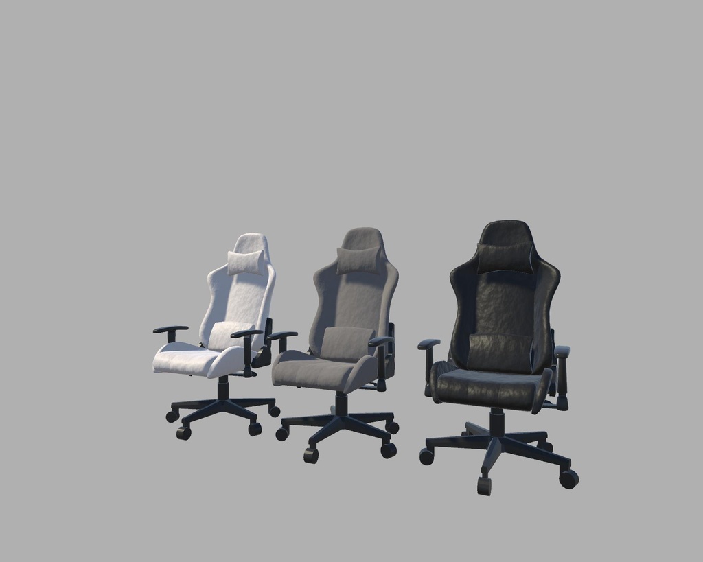 【Unity Built-in対応】3Dモデル デスクチェア