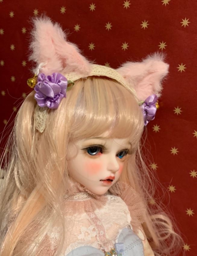 ピュアニーモ　バニーガール　ネックニット　猫耳カチューシャ　ドール　人形 M+V STUDIO 1/3ドール DD バニーガール バニー セット うさ耳