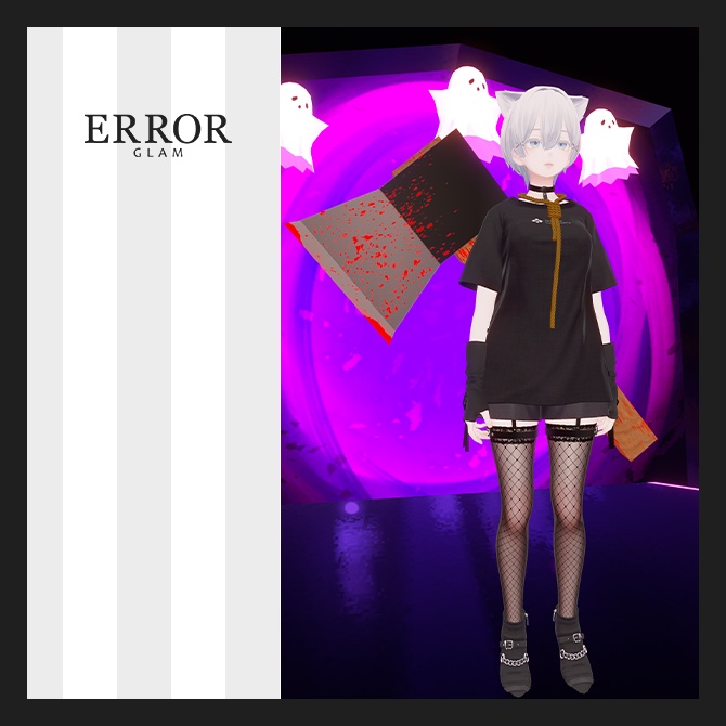 【無料/free】背負える不穏な斧【ハロウィン アイテム】