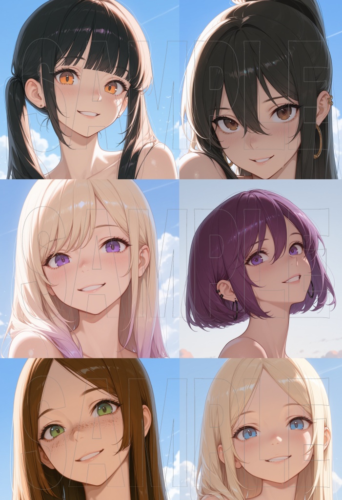 ブロッサム 男の娘イラスト集 (AI generated by WAI-illustrious-SDXL)