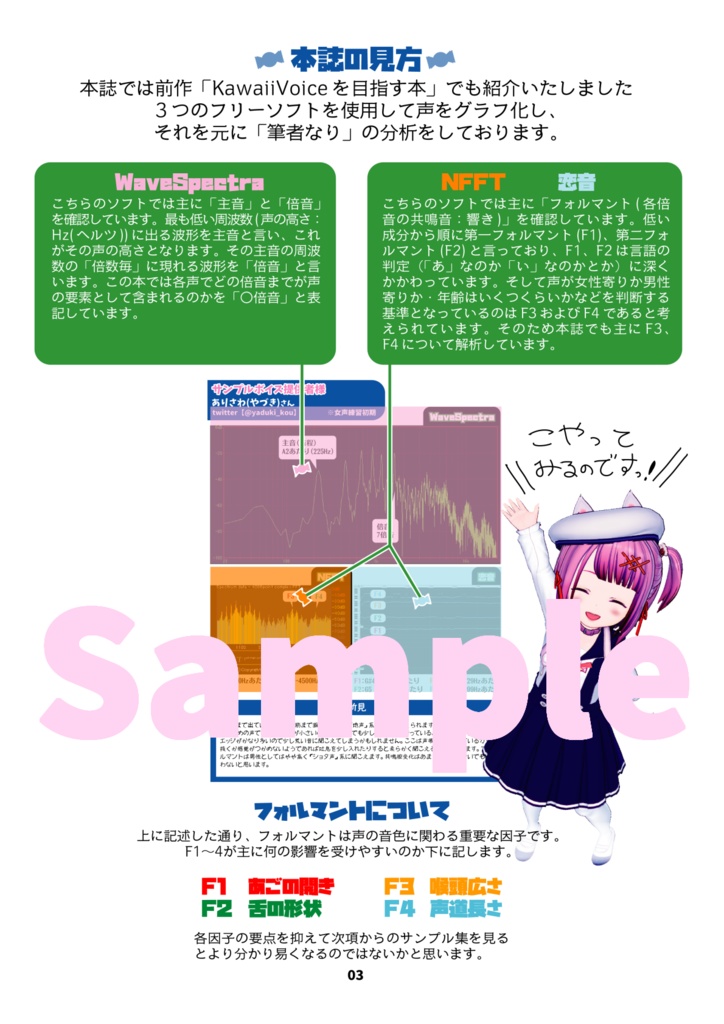 (書籍版) KawaiiVoiceを分析する本