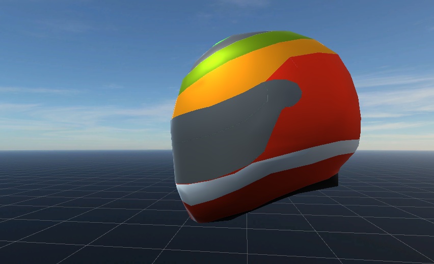 3Dモデル ヘルメット