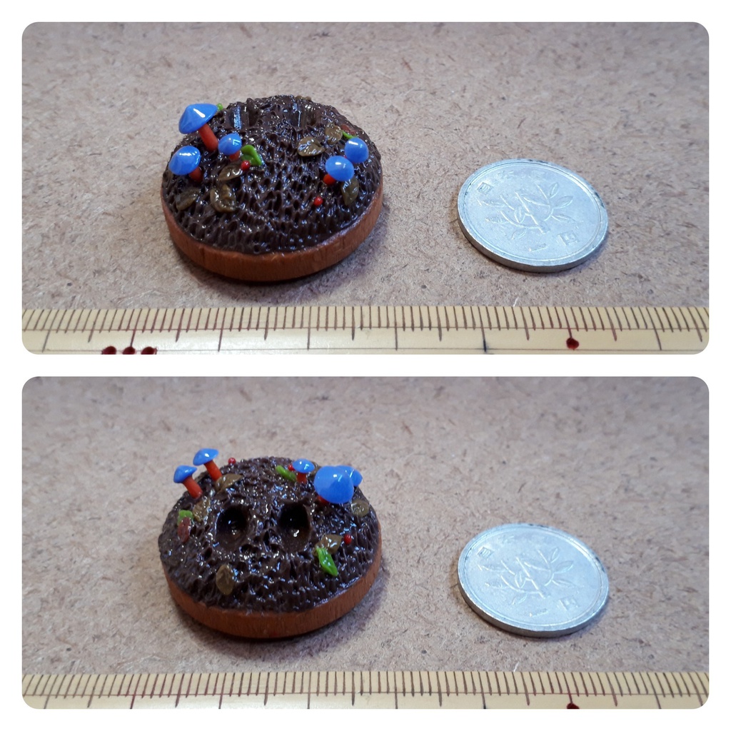 【青いキノコと赤い木の実】フォーチュンワンダフレンド足場