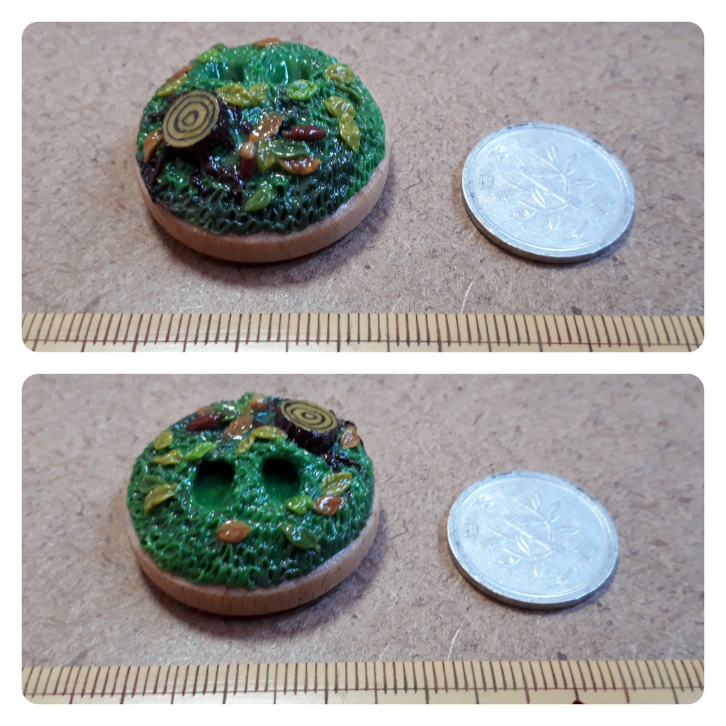 【ドングリと切り株】フォーチュンワンダフレンド足場