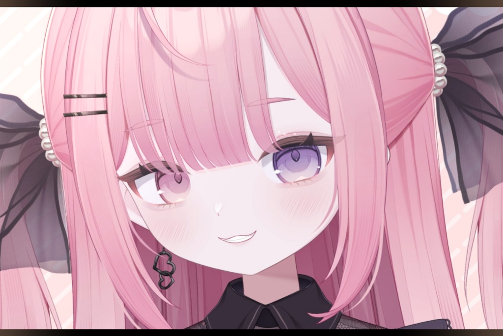 【限定1点】ピンク髪悪魔の女の子【Live2Dモデル】