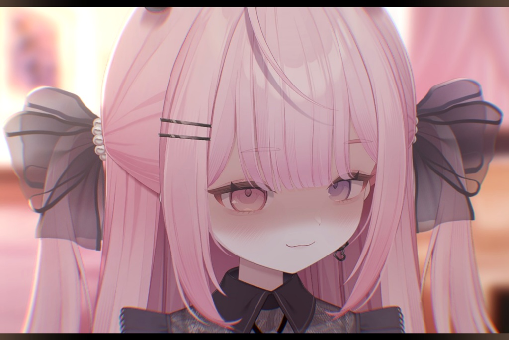 【限定1点】ピンク髪悪魔の女の子【Live2Dモデル】