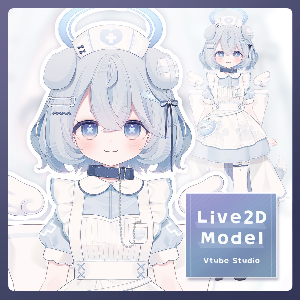【限定1点】犬耳ナースの女の子【Live2Dモデル】,