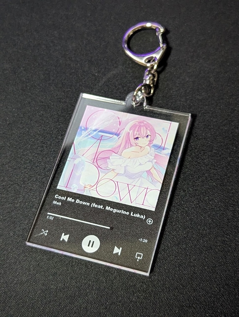 Cool Me Down Spotify風アクキー
