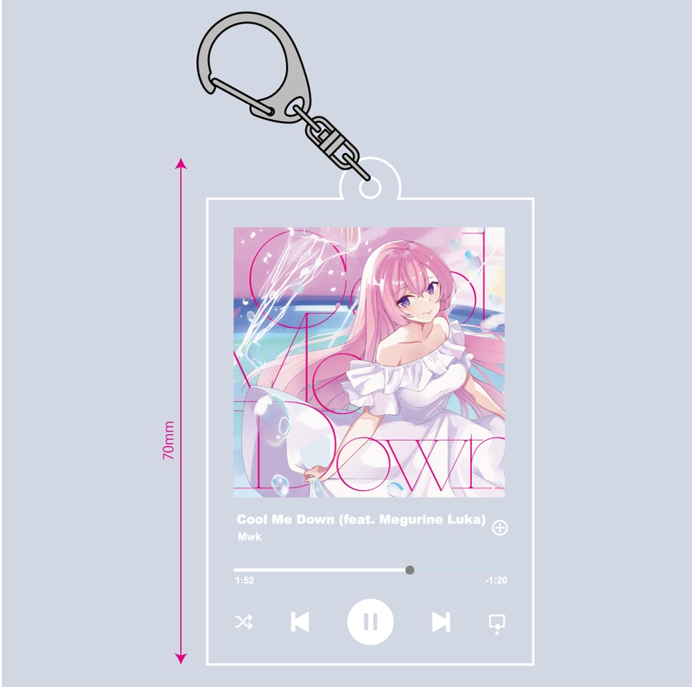 Cool Me Down Spotify風アクキー