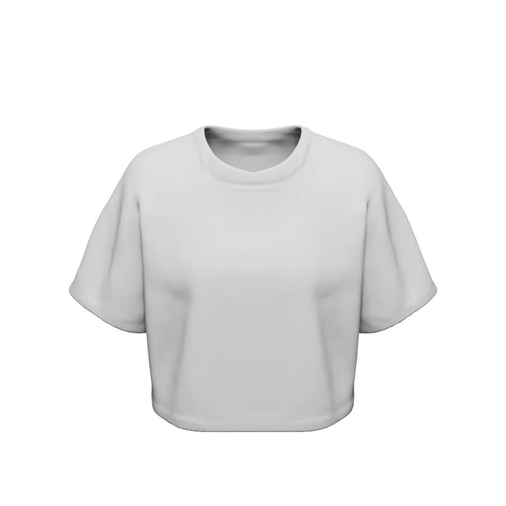 【無料】AI生成 3D服形状ラフメッシュ素材 / Blender編集用