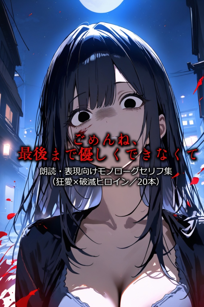 ごめんね、最後まで優しくできなくて。-朗読・表現向けモノローグセリフ集(狂愛×破滅ヒロイン/20本)