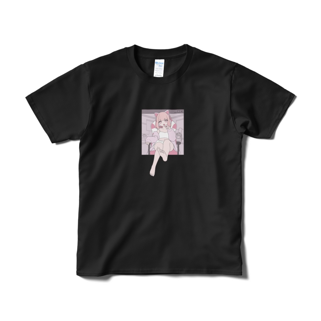 ゲーマーゆいちこTシャツ　ブラック