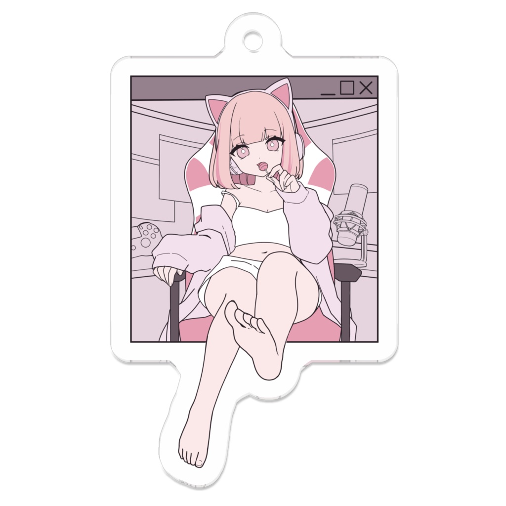 ゲーマーゆいちこアクリルキーホルダー