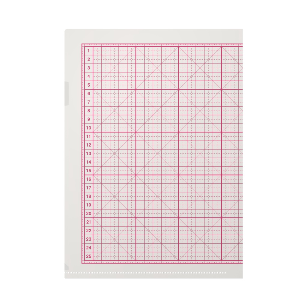 【6色】工作用紙なクリアファイル