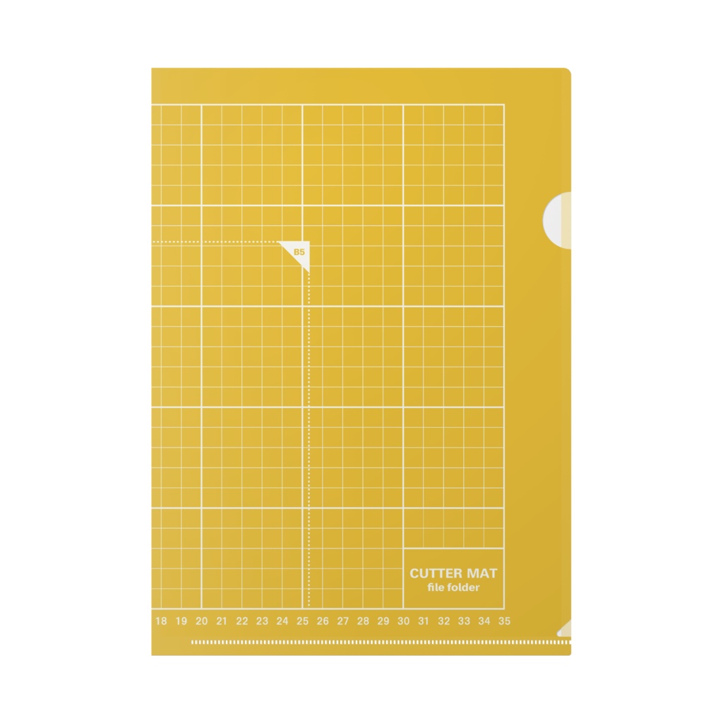 【6色】カッターマットなクリアファイル