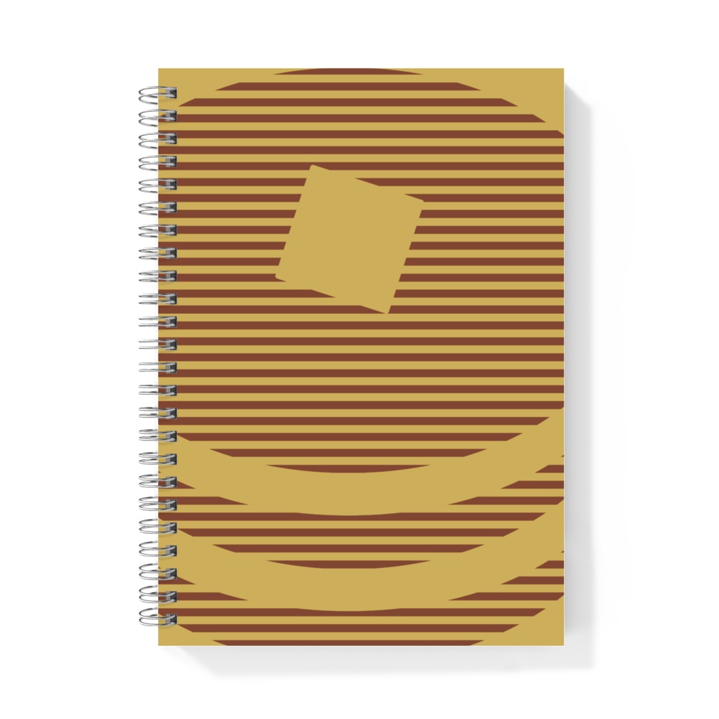 本屋のブックカバー風ノート(ホットケーキ)