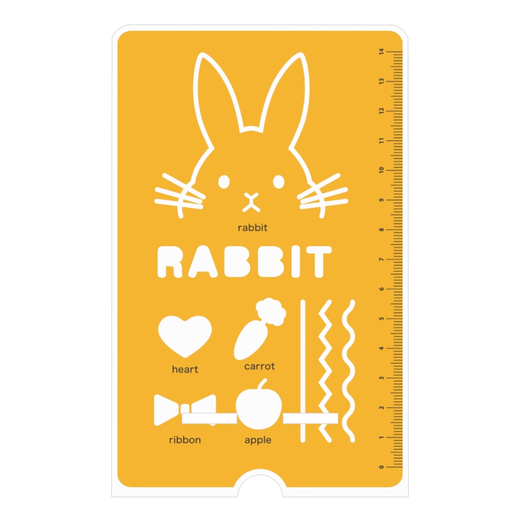 テンプレート風スマホスタンド(うさぎ)