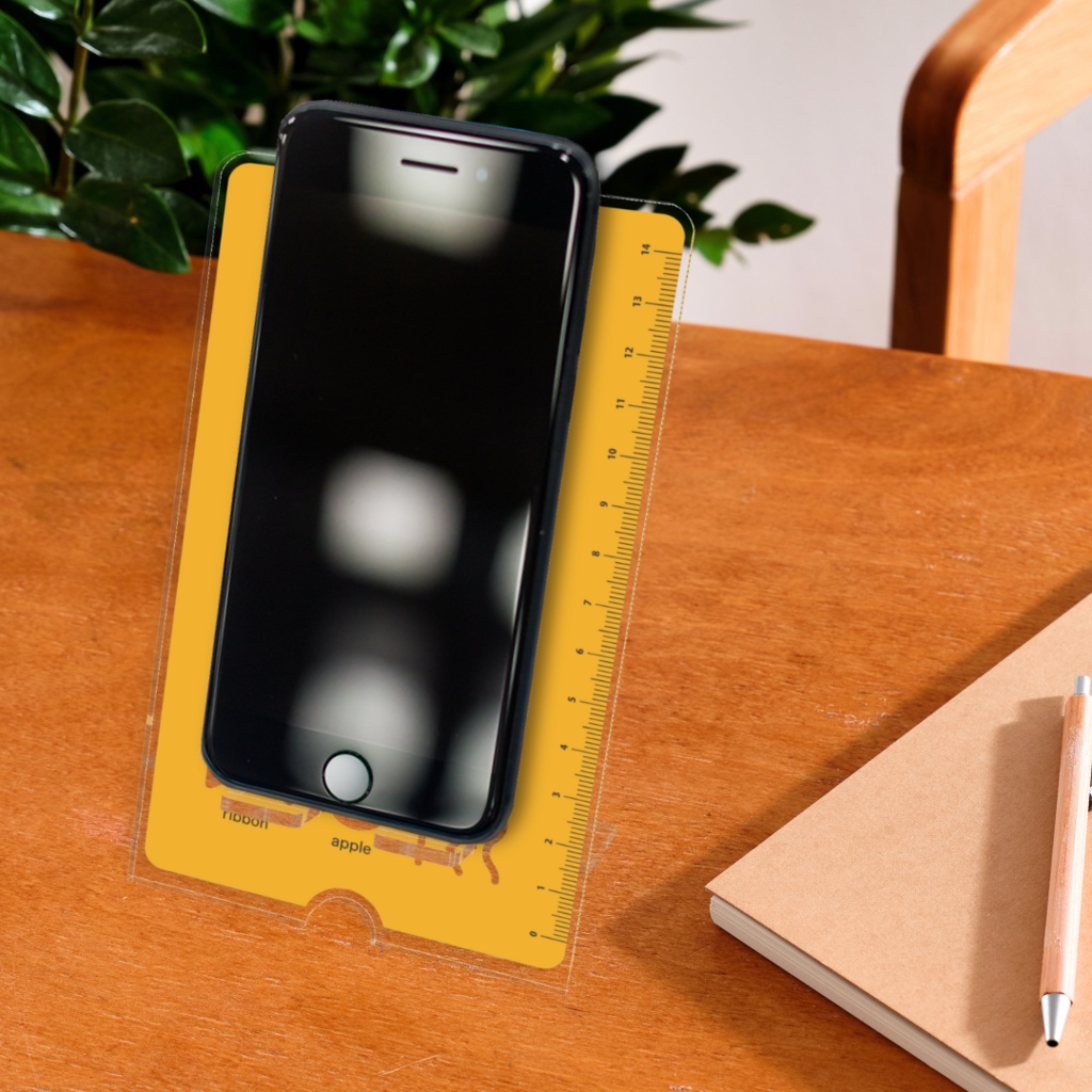 テンプレート風スマホスタンド(うさぎ)