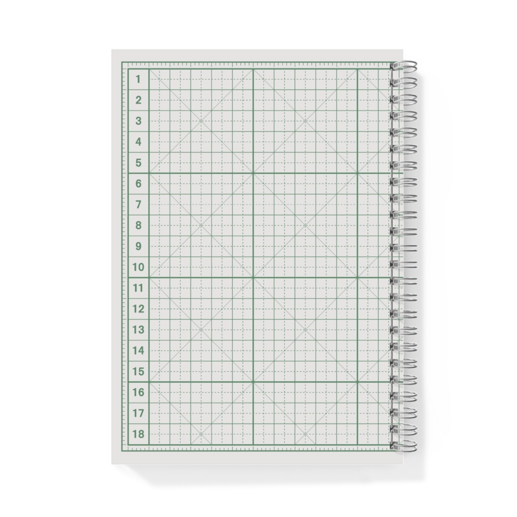 【6色】工作用紙なリングノート
