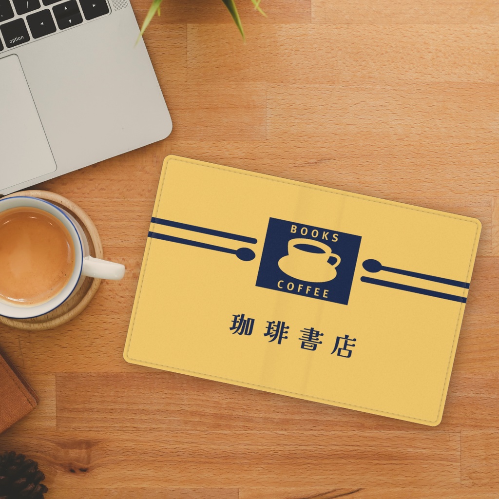 本屋のブックカバー風名刺入れ(珈琲)