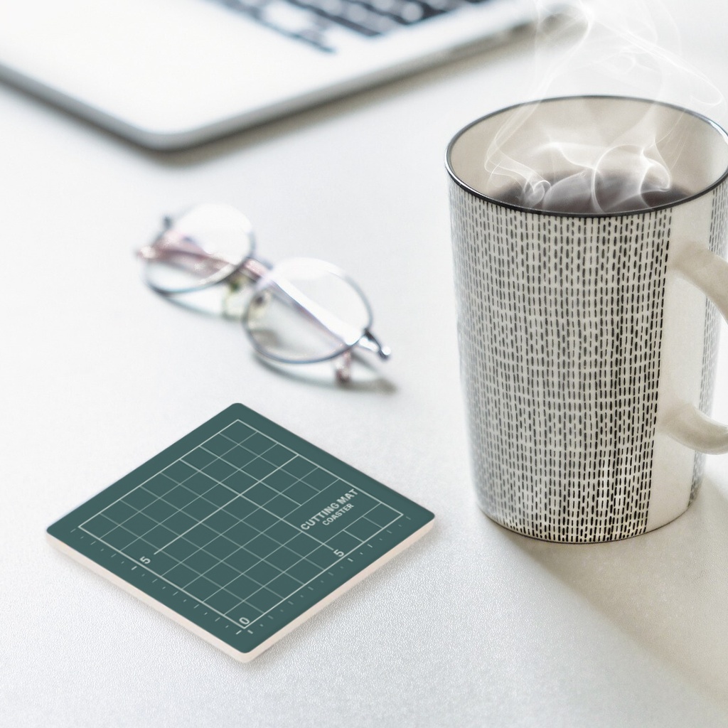 カッターマットなコースター