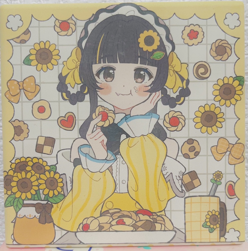 おやつの時間に♩白雲石コースター