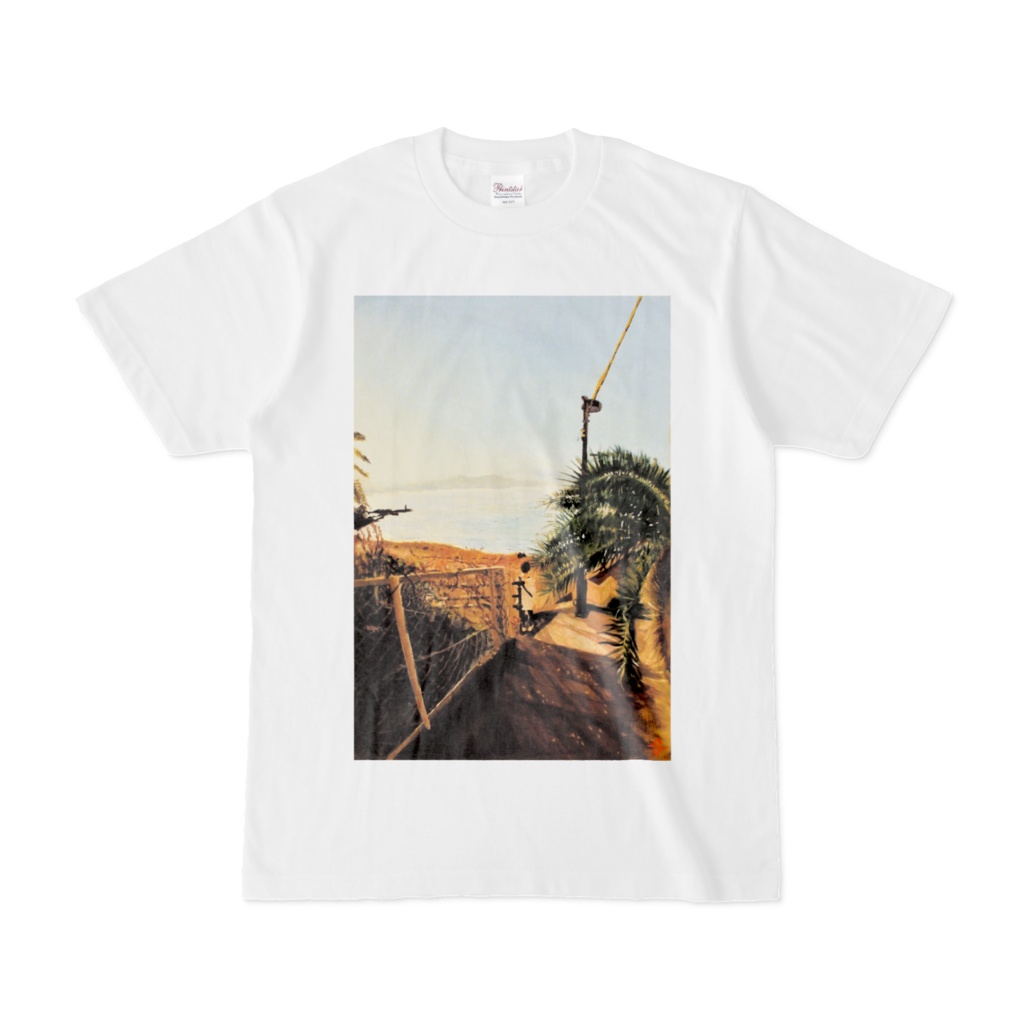 『海、暮れ』／Tシャツ(白)