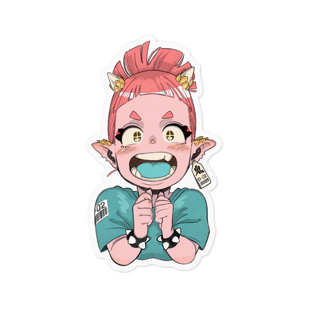 日向童子ステッカー