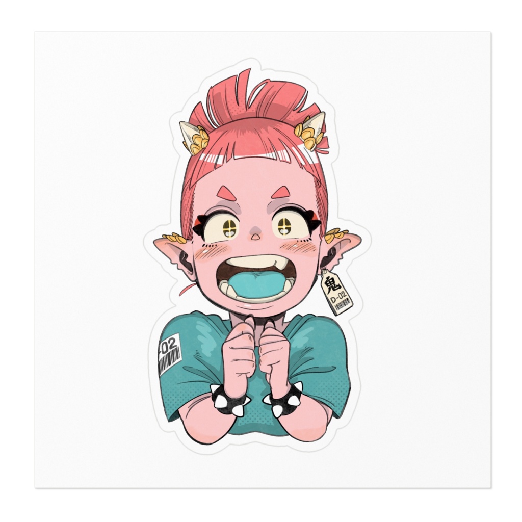 日向童子ステッカー