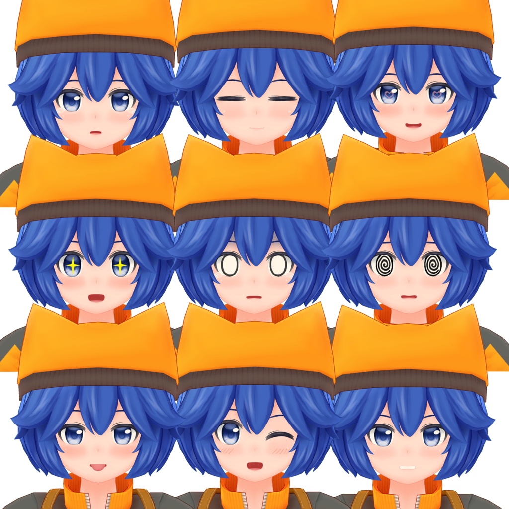 QUEST&PC用vrchatアバター「あいねこくん」