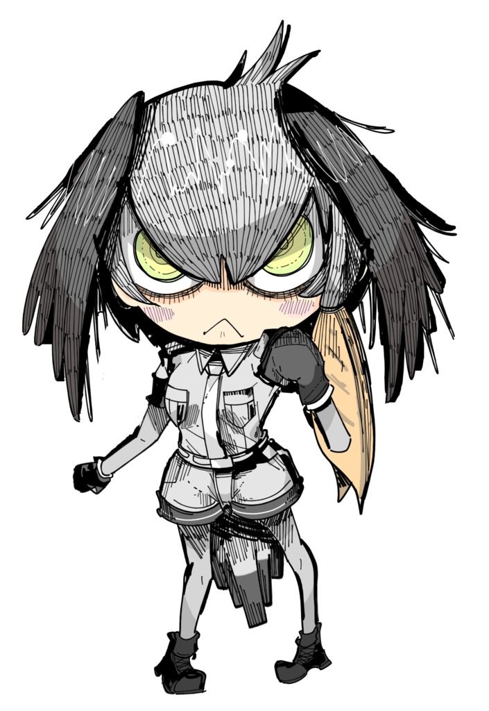 ハシビロコウちゃん(全身)