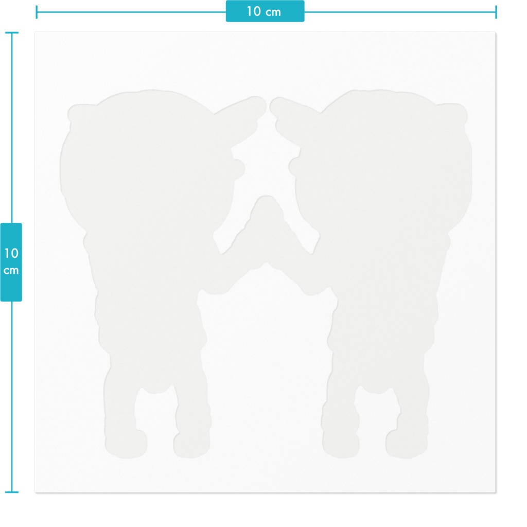 コノハ博士とミミ助手ステッカー
