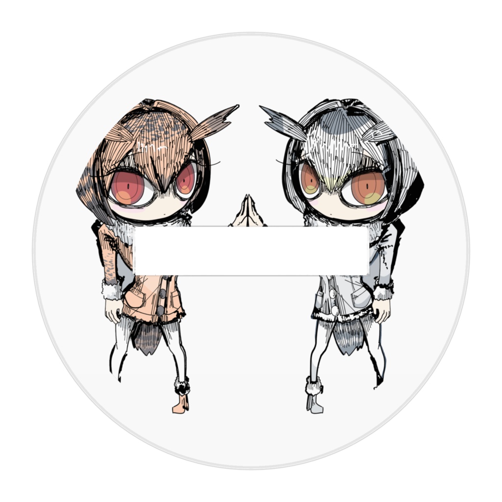 コノハ博士とミミ助手アクリルフィギュア