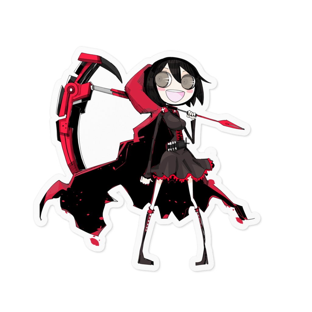【RWBY】ルビー・ローズステッカー