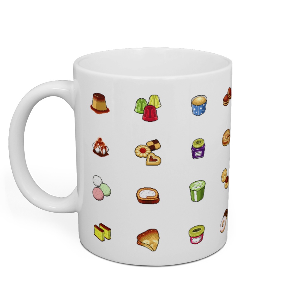 ドット絵デザートマグカップ