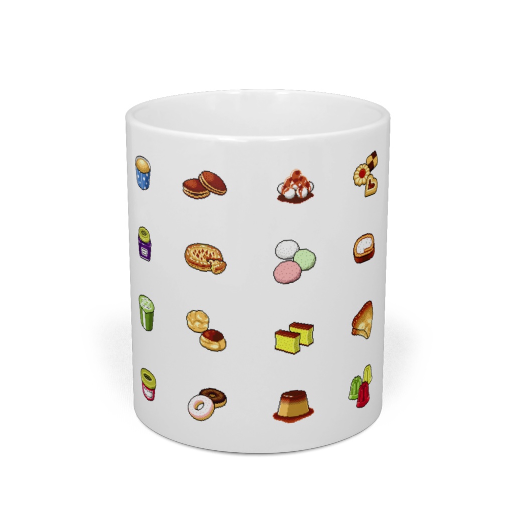 ドット絵デザートマグカップ