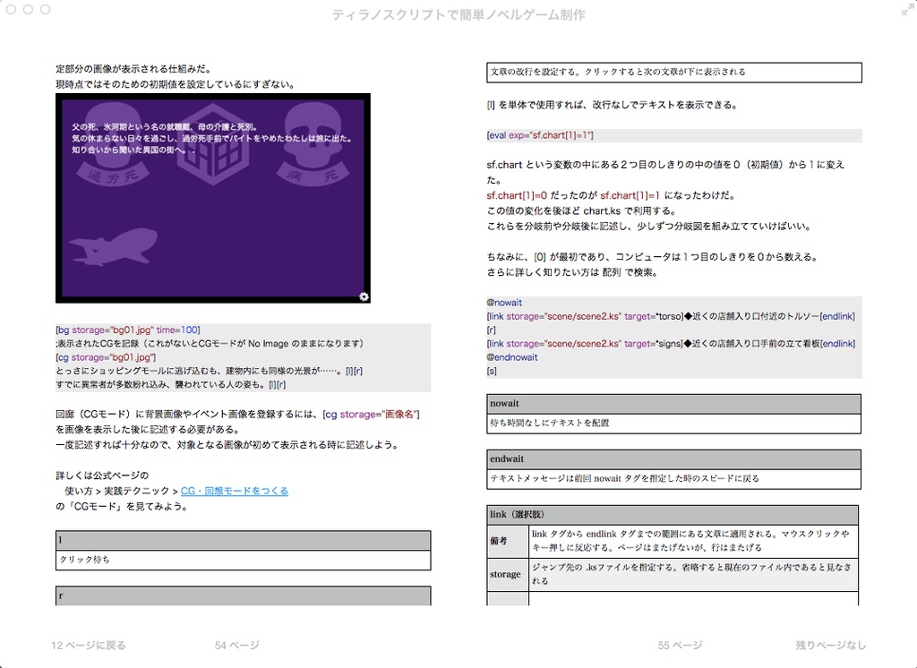 ティラノスクリプト入門シリーズ