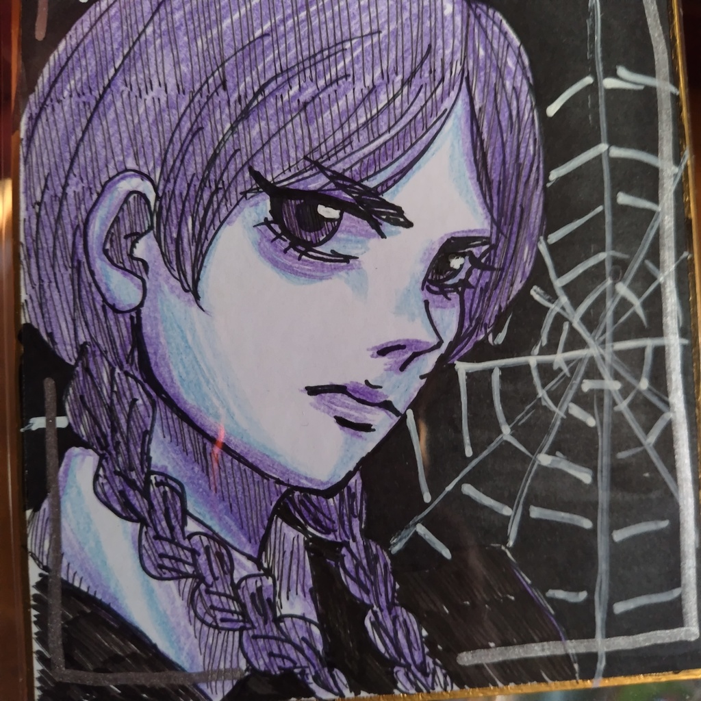 タローマン色紙、ウェンズデーミニ色紙