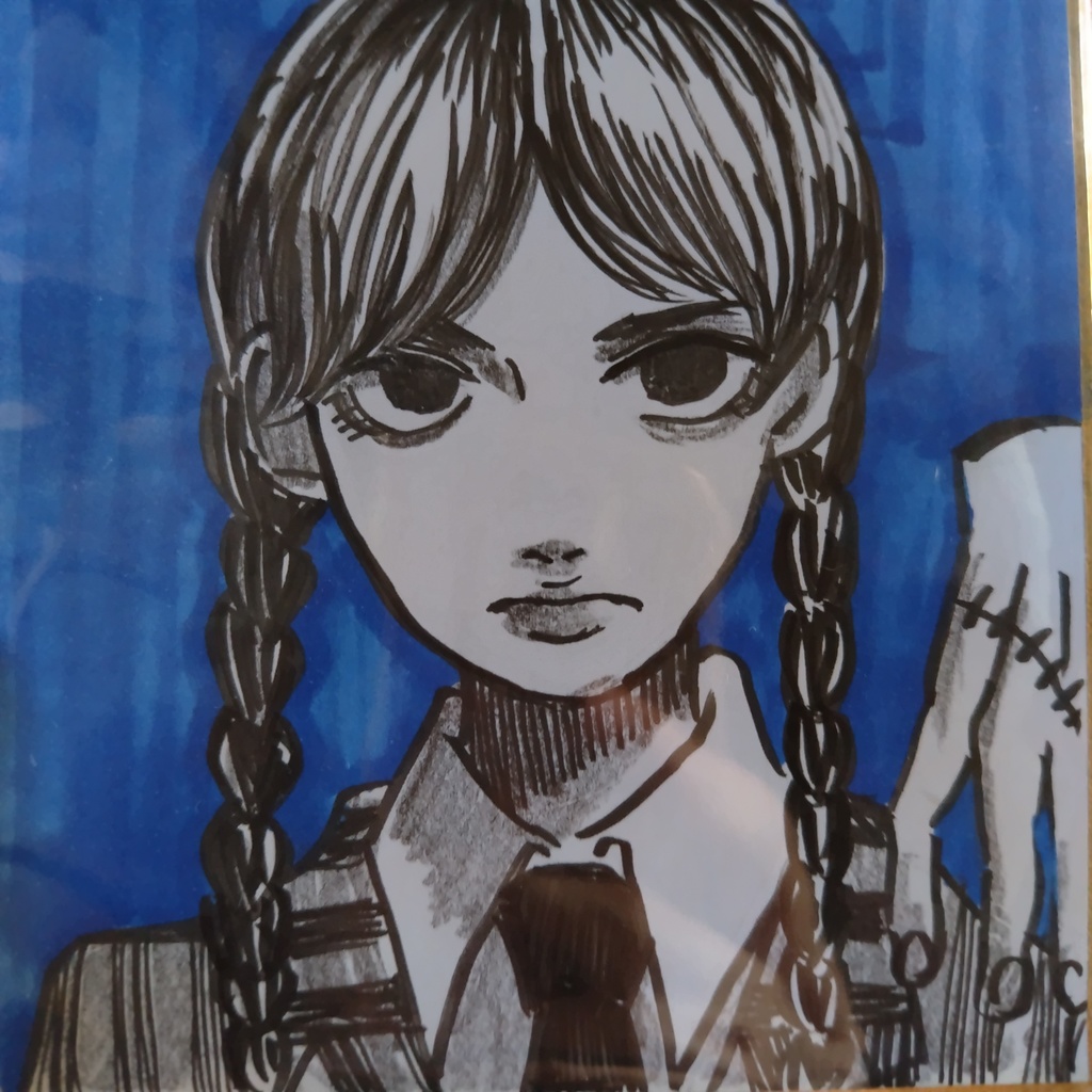 タローマン色紙、ウェンズデーミニ色紙