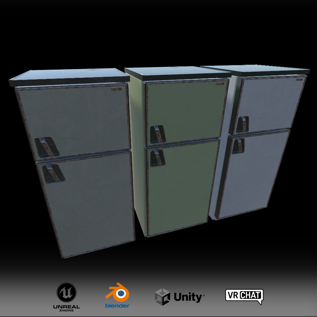 【昭和レトロ】 昭和家電セット まとめ買いパック【5種17色】【3Dモデル】